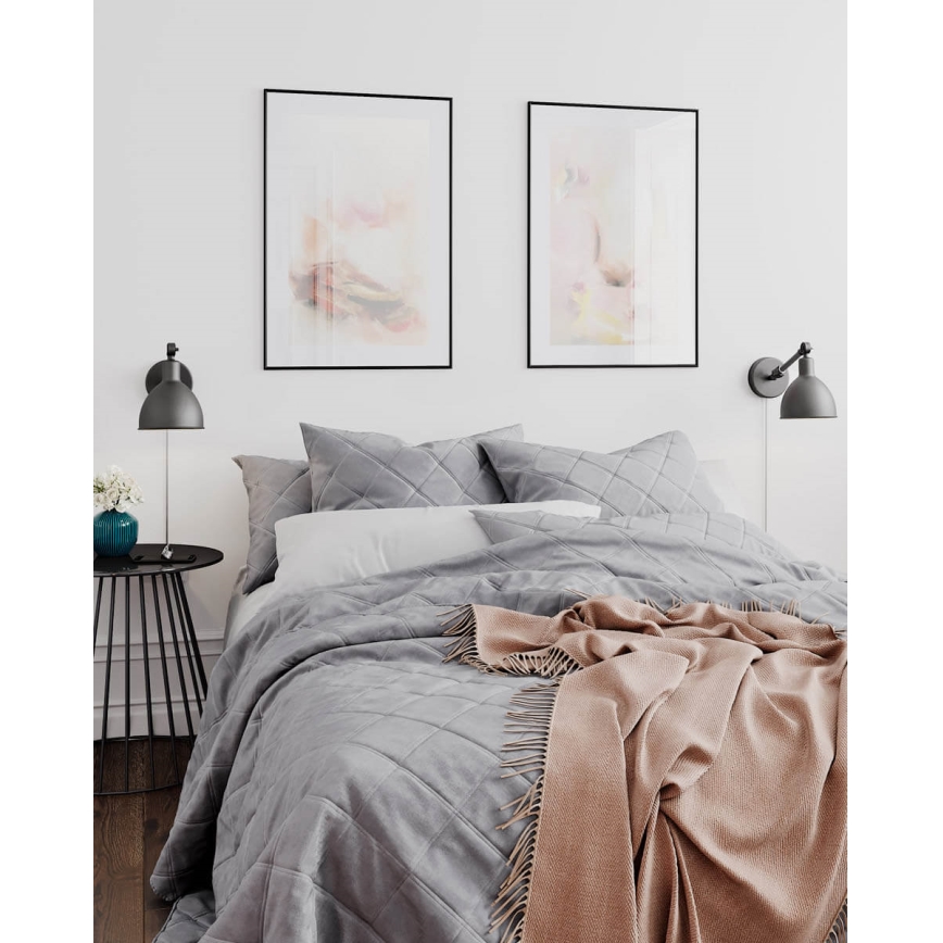 ByRydens - Nástenná lampa BAZAR MINI 1xE27/5W/230V čierna