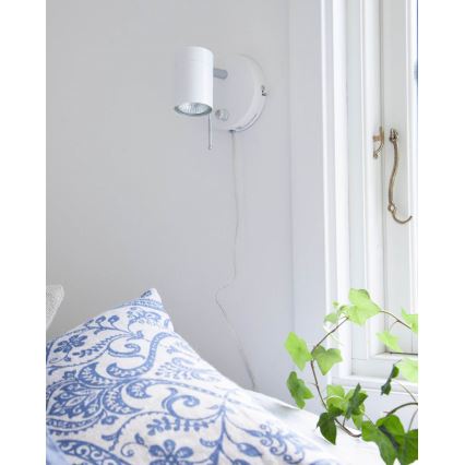 ByRydens - Stmievateľné nástenné bodové svietidlo CORRECT 1xGU10/7W/230V biela