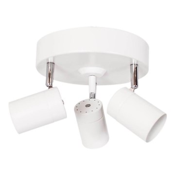 ByRydens - Bodové svietidlo CORRECT 3xGU10/7W/230V biela pr. 20 cm