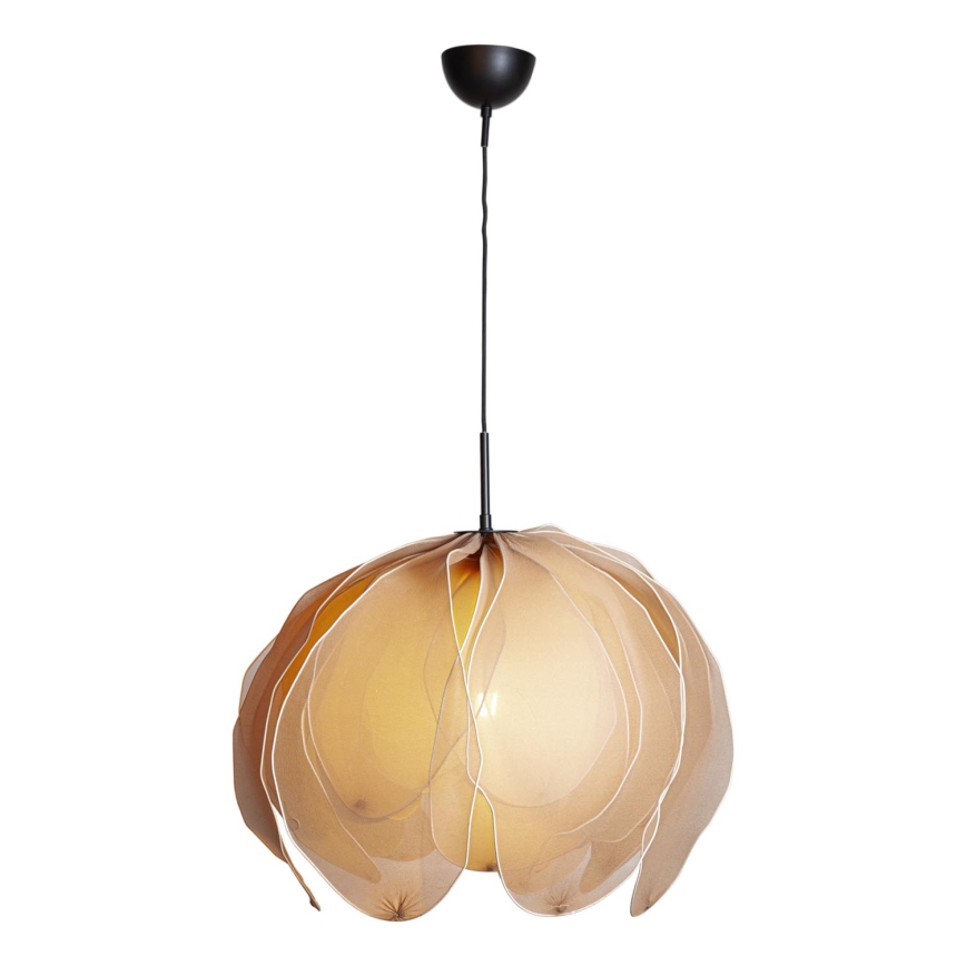 ByRydens - Luster na lanku LOU LOU 1xE27/5W/230V béžová pr. 80 cm