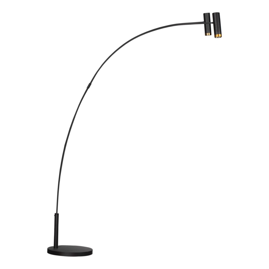 ByRydens - Stojacia lampa PULS 2xGU10/5W/230V čierna