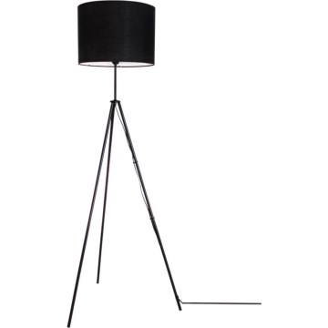 ByRydens - Stojacia lampa RINA 1xE27/5W/230V čierna