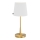 ByRydens - Stolná lampa LUMI 1xE27/8W/230V biela/zlatá 48,5 cm