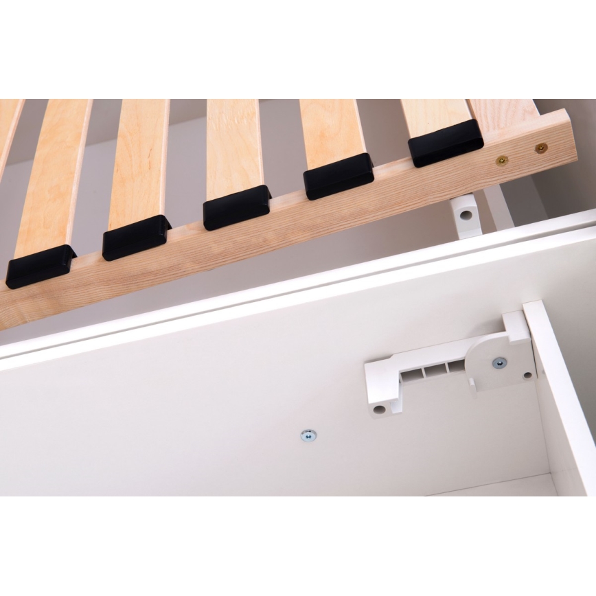 Čalúnená posteľ s matracom a úložným priestorom VIOLET 160x200 cm koňaková hnedá