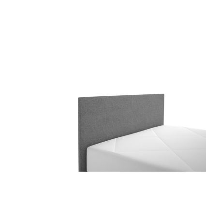 Čalúnená posteľ s úložným priestorom a matracom DARIA 120x200 cm šedá