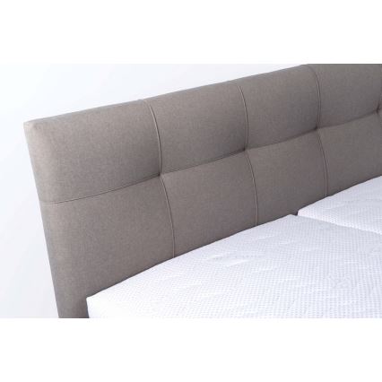 Čalúnená posteľ s úložným priestorom bez matraca MARIA 180x200 cm taupe