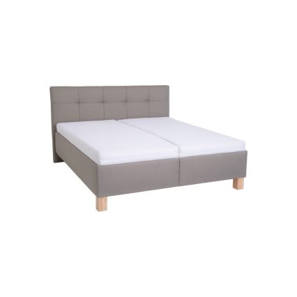 Čalúnená posteľ s úložným priestorom bez matraca MARIA 180x200 cm taupe
