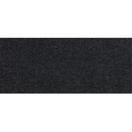 Čalúnená univerzálna rozkladacia sedacia súprava do U YORK šedá/čierna