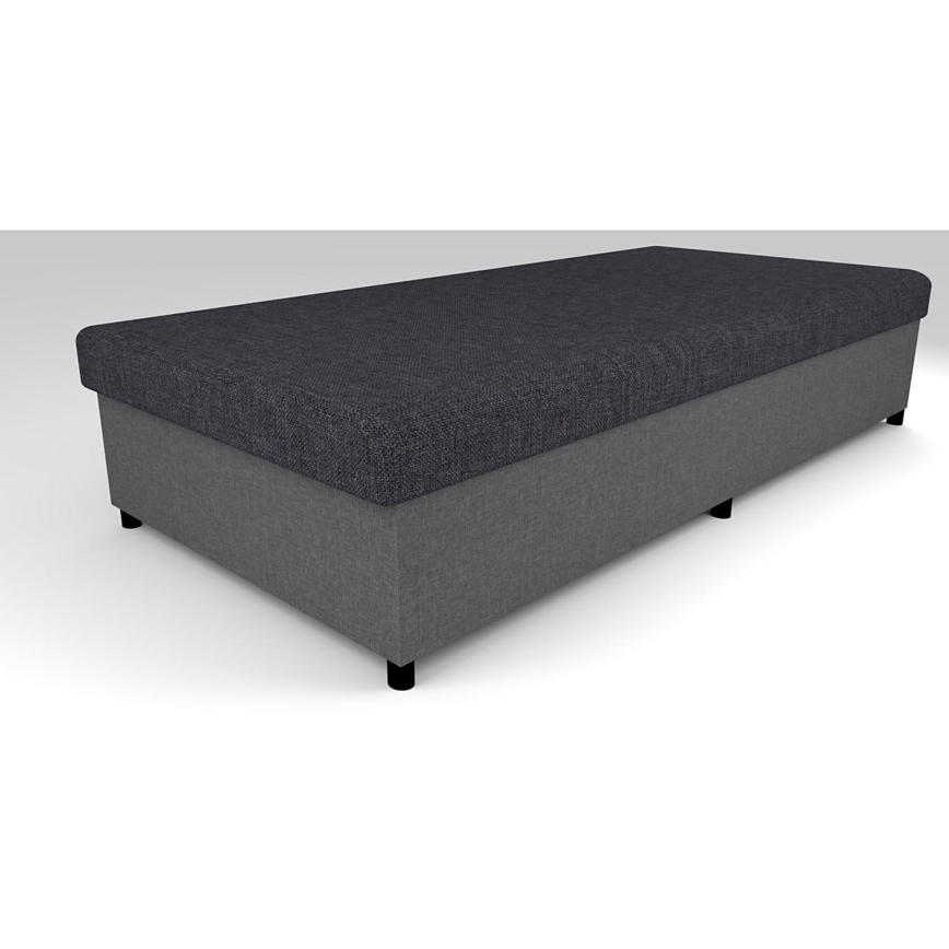 Čalúnená váľanda s úložným priestorom CORY 80x200 šedá