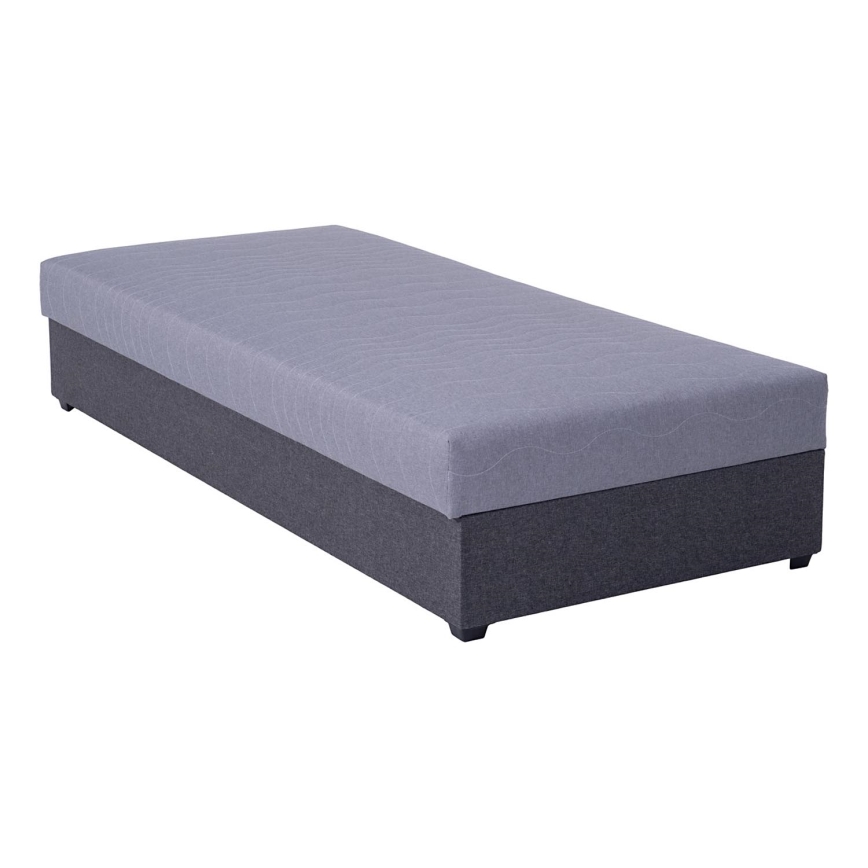 Čalúnená váľanda s úložným priestorom JACOB XL nosnosť 130 kg 90x200 cm šedá