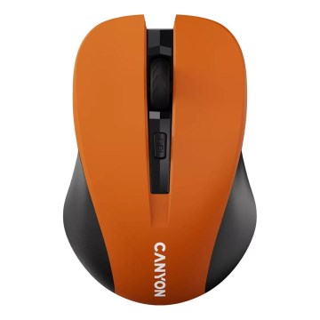 Canyon - Bezdrôtová myš 800/1000/1200 DPI 2xAAA oranžová
