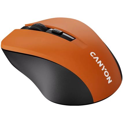 Canyon - Bezdrôtová myš 800/1000/1200 DPI 2xAAA oranžová