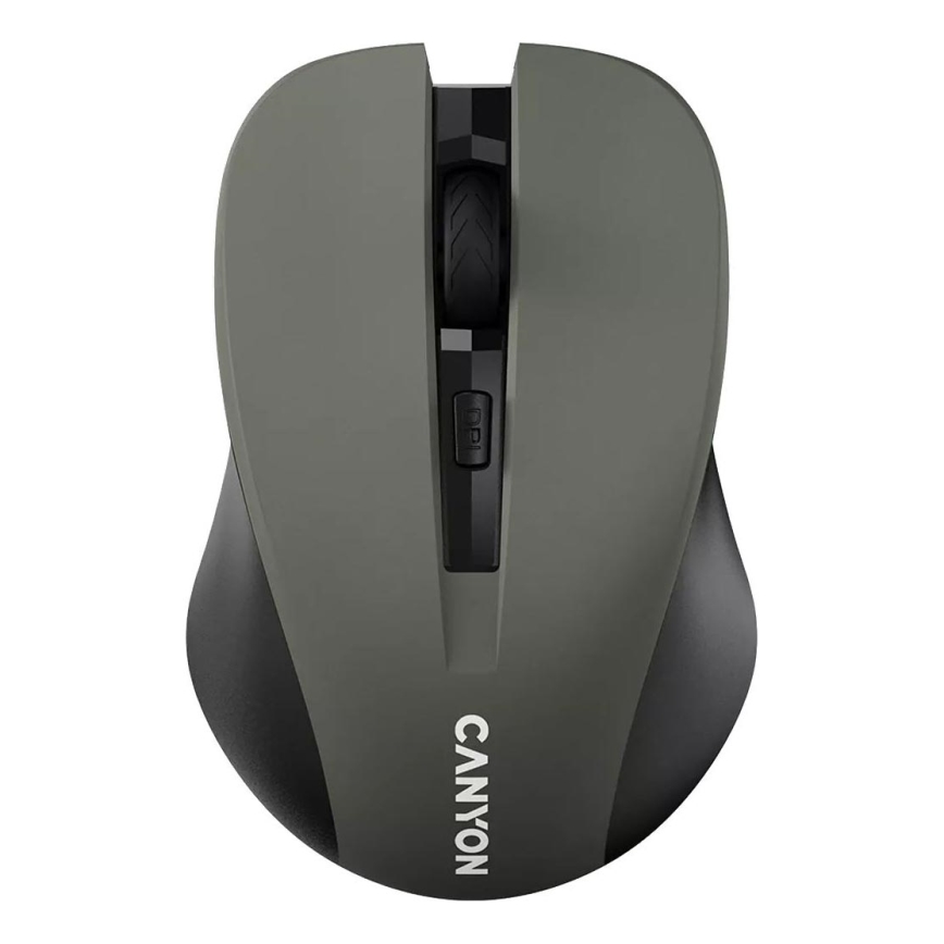 Canyon - Bezdrôtová myš 800/1000/1200 DPI 2xAAA šedá