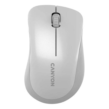 Canyon - Bezdrôtová optická myš so senzorom Pixart MW 1200 DPI 2xAAA biela