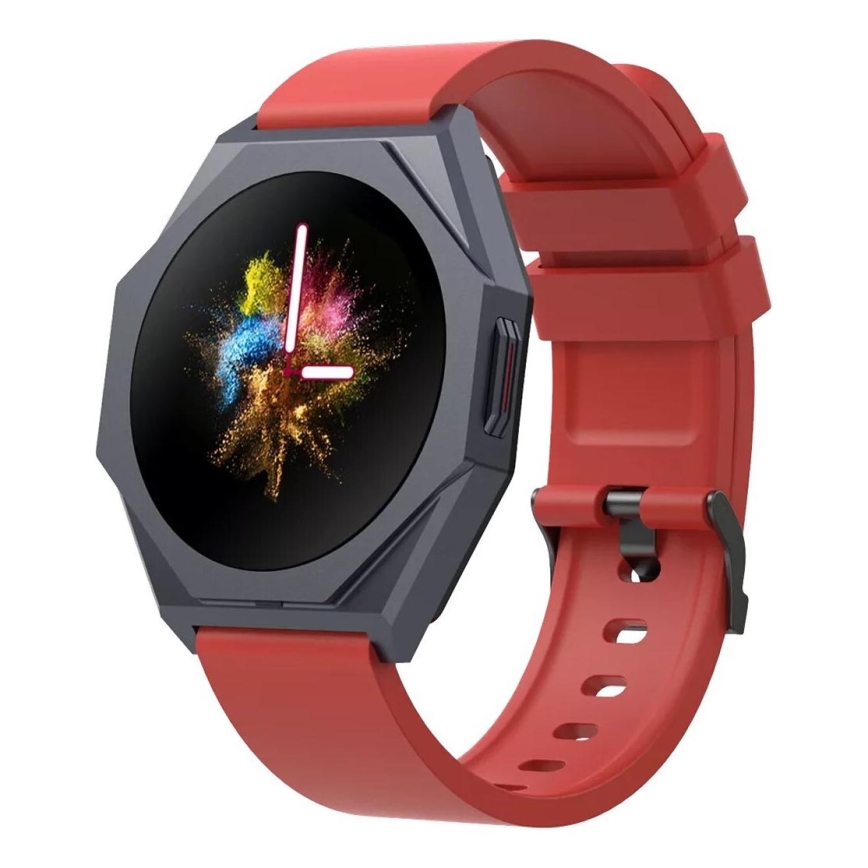 Canyon - Inteligentné hodinky OTTO IP68 červená