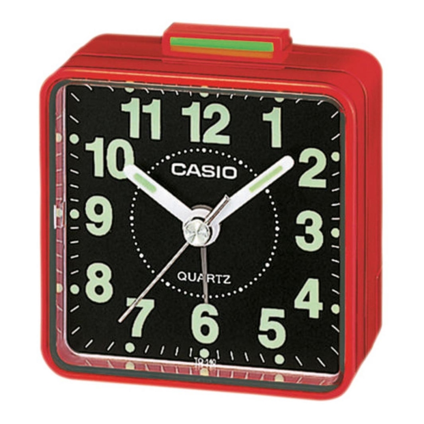 Casio - Budík 1xAA červená/čierna