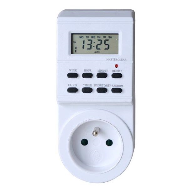 Časový spínač digitálny týždenný 16A/230V 200 mAh