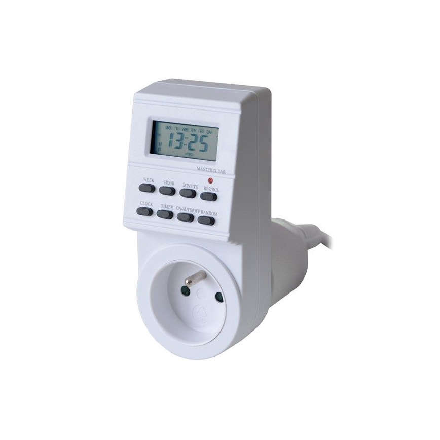 Časový spínač digitálny týždenný 16A/230V