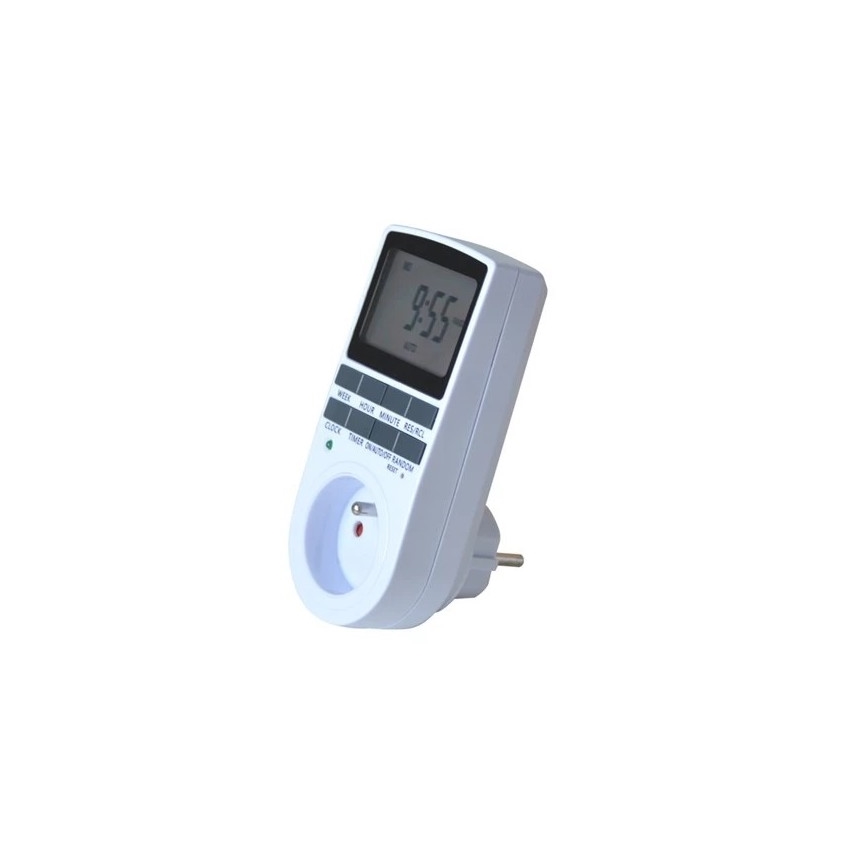 Časový spínač digitálny týždenný 16A/230V