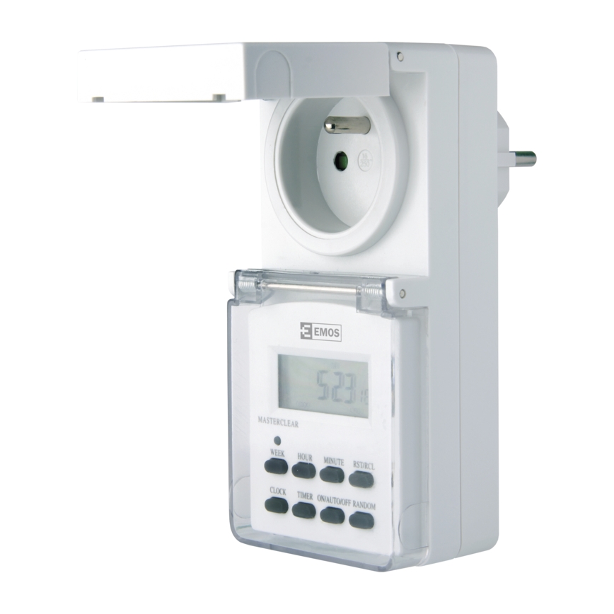 Časový spínač digitálny von. 230V/16A IP44