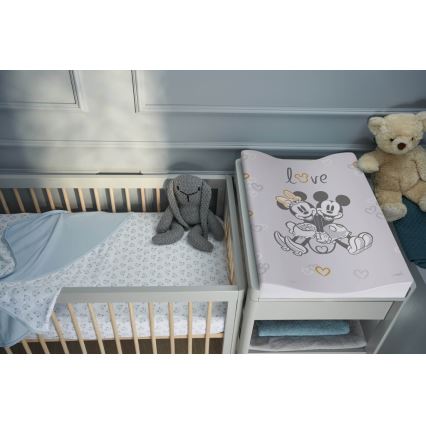 CebaBaby - Prebaľovacia podložka s dvojhranná COSY DISNEY 50x70 cm šedá