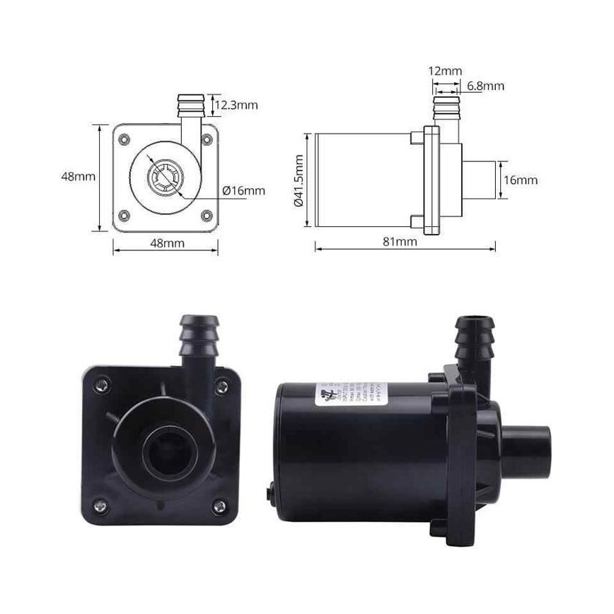 Čerpadlo 8-24VDC 900l/hod