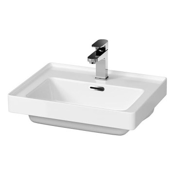 Cersanit K114-005 - Zápustné umývadlo CREA 40x50,5 cm keramika/lesklá biela