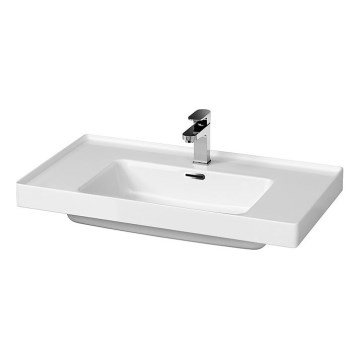Cersanit K114-017 - Zápustné umývadlo CREA 44,5x80,5 cm keramika/lesklá biela