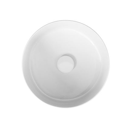 Cersanit K114-020 - Umývadlo na dosku CREA pr. 38 cm keramika/lesklá biela