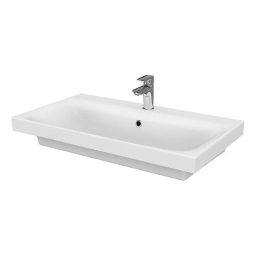Cersanit K116-013 - Zápustné umývadlo MODUO 45x80 cm keramika/lesklá biela