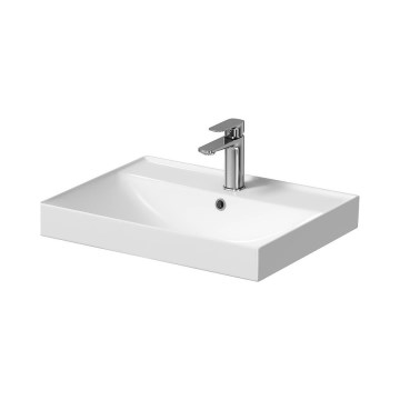 Cersanit K120-009 - Zapustené umývadlo LARGA 45,5x60,5 cm keramika/lesklá biela