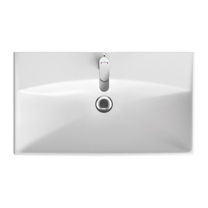 Cersanit K35-061 - Zapustené umývadlo CITY 45,5x80,5 cm keramika/lesklá biela