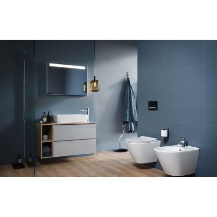 Cersanit K701-104 - Závesné WC s doskou CITY OVAL keramika/biela