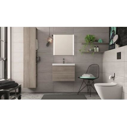 Cersanit K701-104 - Závesné WC s doskou CITY OVAL keramika/biela