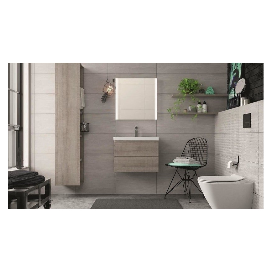 Cersanit K701-104 - Závesné WC s doskou CITY OVAL keramika/biela