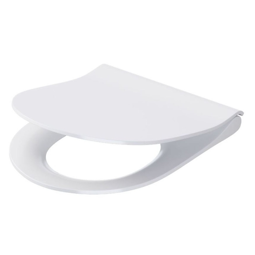 Cersanit K701-104 - Závesné WC s doskou CITY OVAL keramika/biela