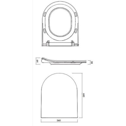 Cersanit K701-104 - Závesné WC s doskou CITY OVAL keramika/biela