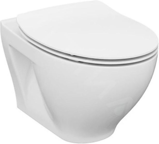 Cersanit K701-147 - Závesné WC s doskou SAVIO keramika/biela