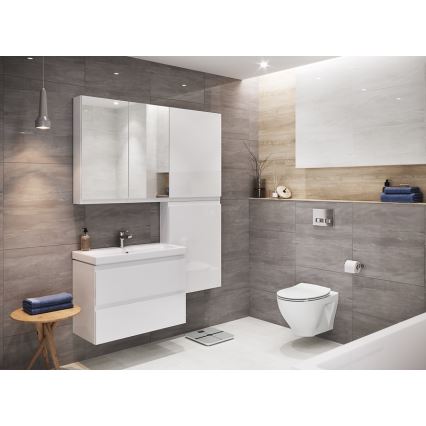 Cersanit K701-147 - Závesné WC s doskou SAVIO keramika/biela