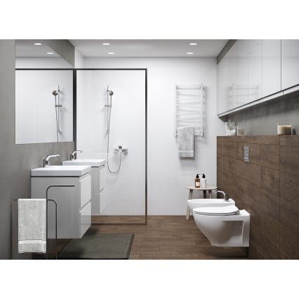 Cersanit K701-147 - Závesné WC s doskou SAVIO keramika/biela