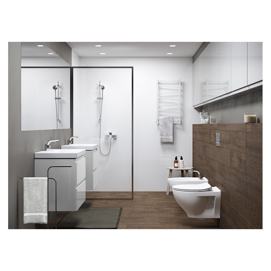 Cersanit K701-147 - Závesné WC s doskou SAVIO keramika/biela