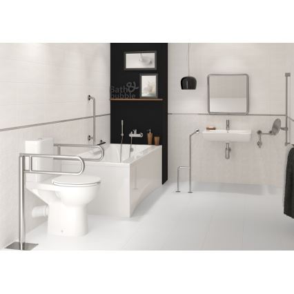 Cersanit K98-0002 - WC sedadlo pre osoby so zdravotným postihnutím ETIUDA
