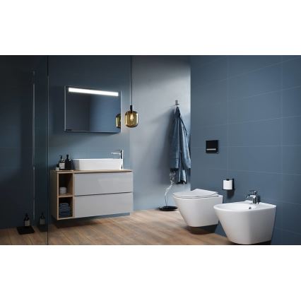 Cersanit K98-0146 - Záchodová doska CITY OVAL SoftClose biela
