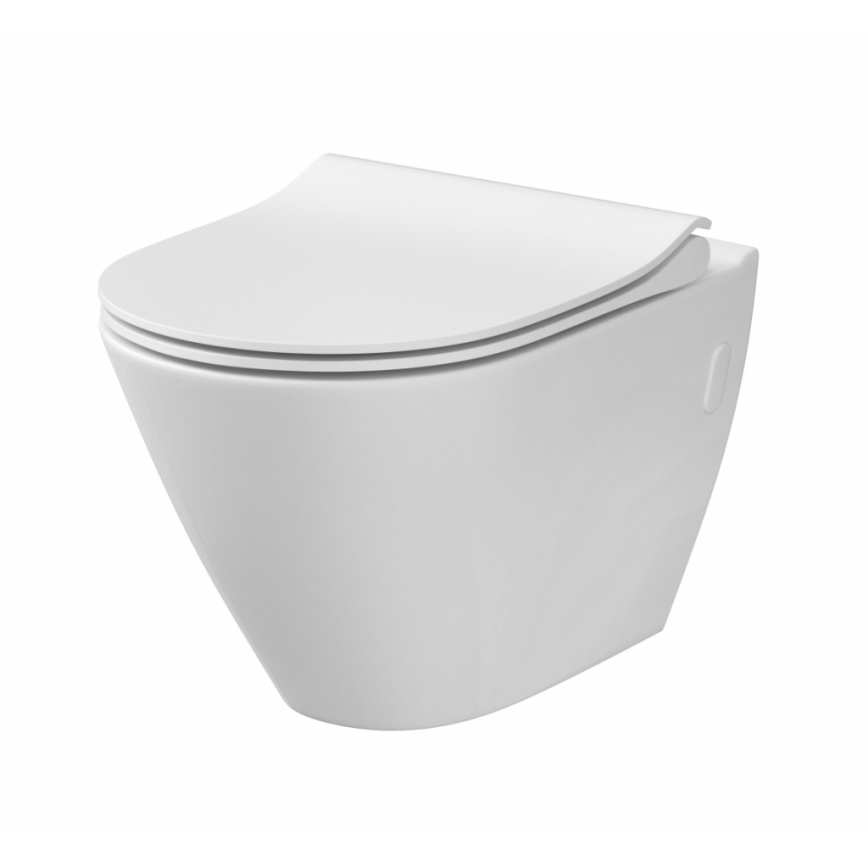 Cersanit K98-0146 - Záchodová doska CITY OVAL SoftClose biela
