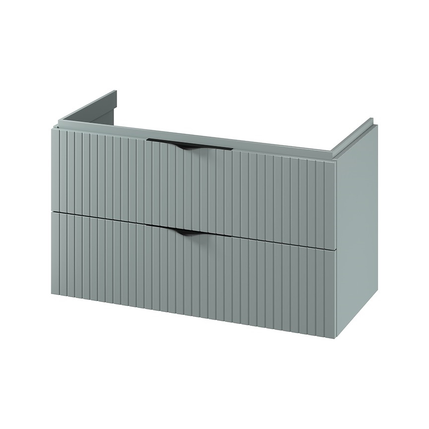 Cersanit S1015-012 -Závesná kúpeľňová skrinka pod umývadlo TIRSO 100x45 cm mentolová