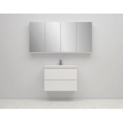 Cersanit S590-030 - Zrkadlová kúpeľňová skrinka MEDDIE 80x40 cm