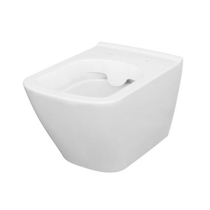 Cersanit S701-405 - Závesné WC s doskou CITY SQUARE keramika/biela