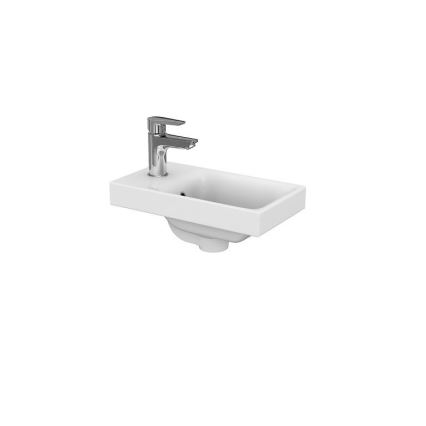 Cersanit S801-218-DSM - Závesná kúpeľňová skrinka s umývadlom MODUO SLIM 40 cm lesklá biela