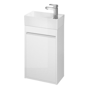 Cersanit S924-001 - Kúpeľňová skrinka pod umývadlo CREA 59,3x39,2 cm lesklá biela