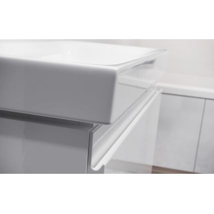 Cersanit S929-012 - Závesná kúpeľňová skrinka pod umývadlo MODUO 57x49,4 cm lesklá biela